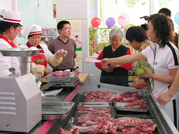 龙大肉食专卖店济南加盟店